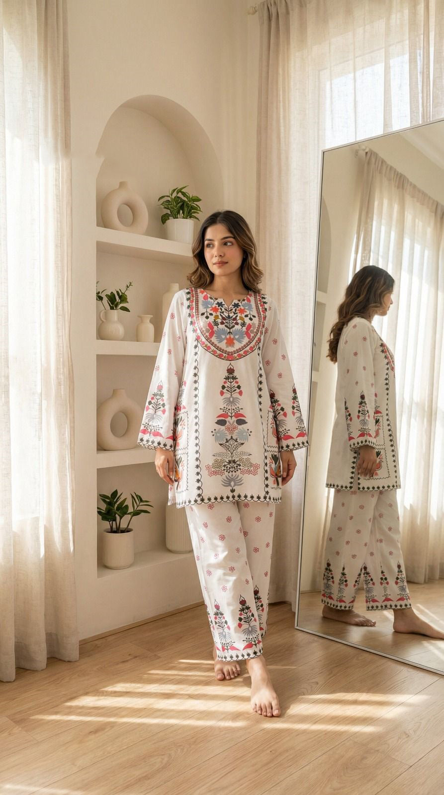 Premium White Co-Ord Set